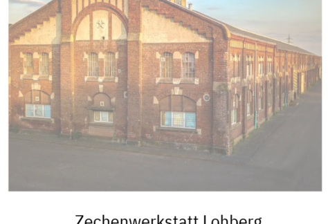 Plakat Tag der Musik mit Außenansicht der Zechenwerkstatt